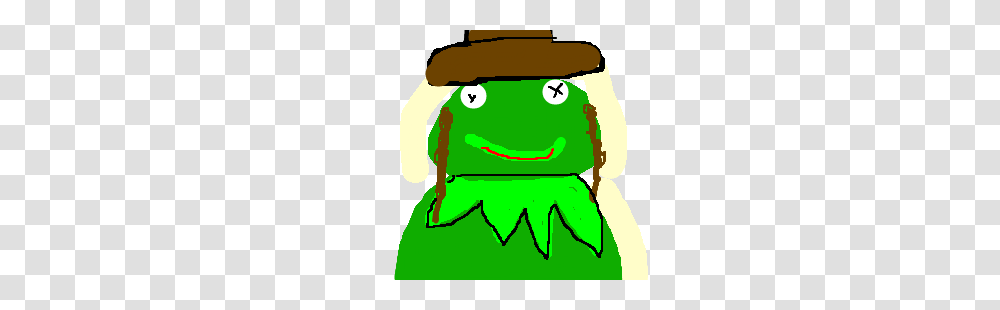 Amish Kermit The Frog Drawing, Green, Animal, Sack, Bag Transparent Png