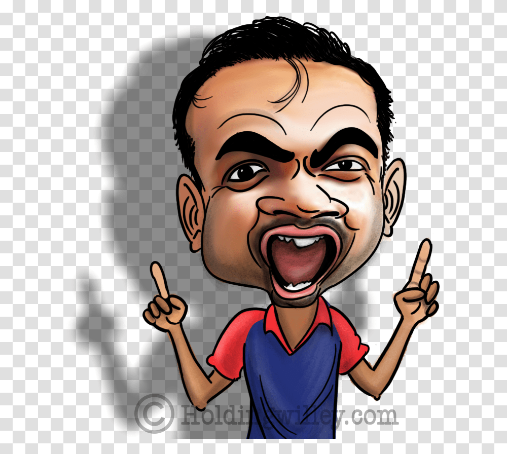 Amit Mishra India Cricket Ipl Cartoon, Person, Human, Face, Mouth Transparent Png