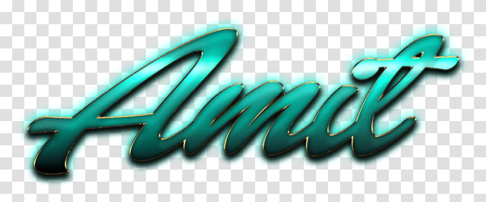 Amit Name Ready Calligraphy, Spiral, Coil, Scissors, Blade Transparent Png