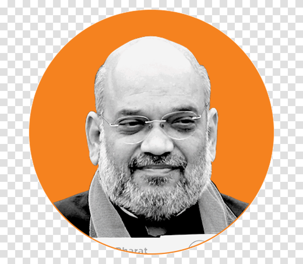 Amit Shah Hd, Head, Face, Person, Glasses Transparent Png
