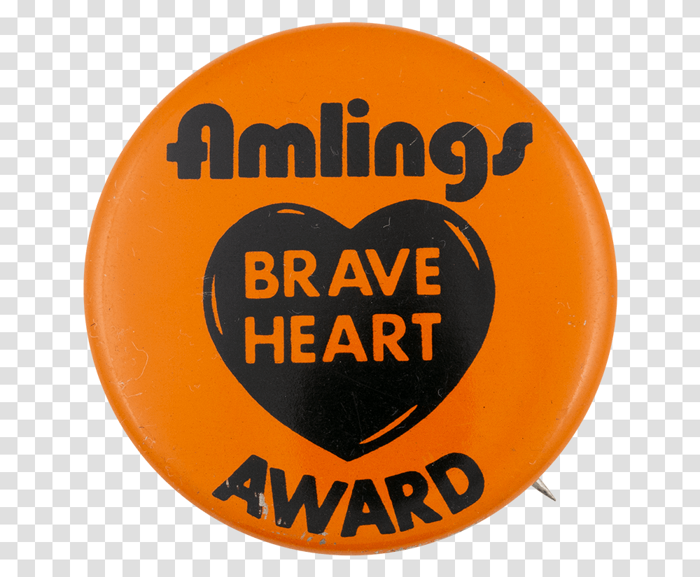 Amlings Braveheart Award Club Button Museum Circle, Logo, Trademark, Label Transparent Png