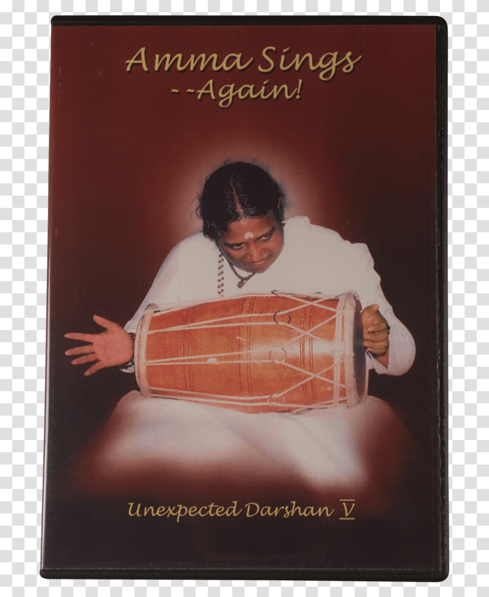 Amma Sings Again Unexpected Darshan V Poster, Person, Advertisement, Wood Transparent Png