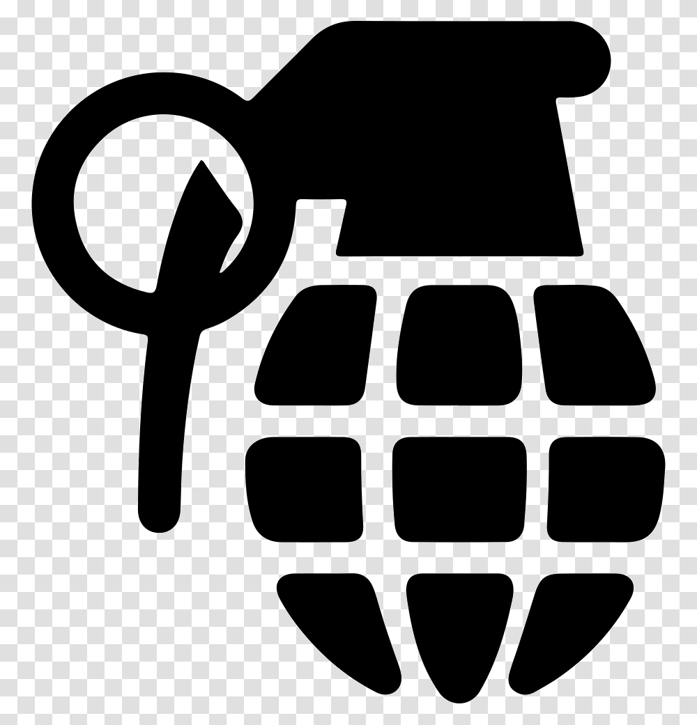 Ammunition Setting Grenade Icon, Stencil, Weapon, Weaponry Transparent Png