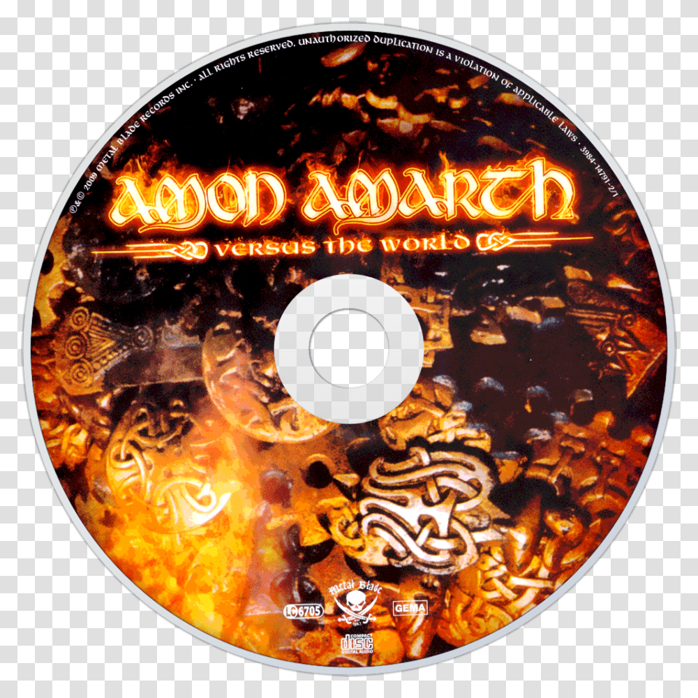 Amon Amarth Versus The World Cd, Disk, Dvd Transparent Png