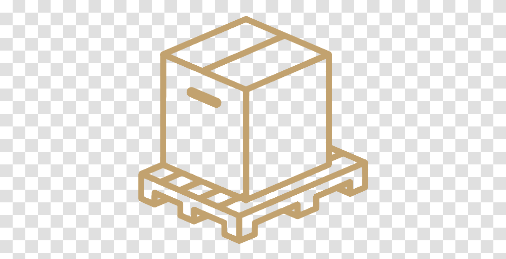 Among The Reef Box On Pallet Icon, Mailbox, Letterbox, Cross, Symbol Transparent Png