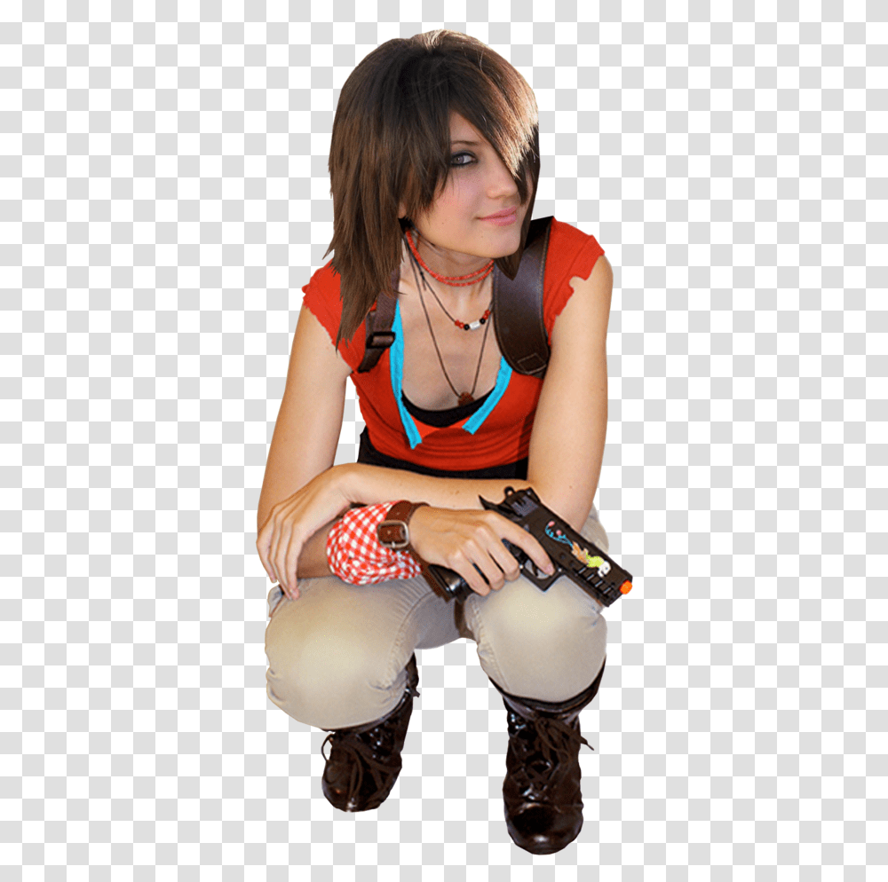 Among Thieves Uncharted Girl, Person, Video Gaming, Necklace, Accessories Transparent Png