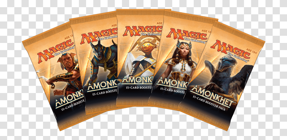 Amonkhet Packaging Full Amonkhet Booster Pack, Person, Human, Poster, Advertisement Transparent Png