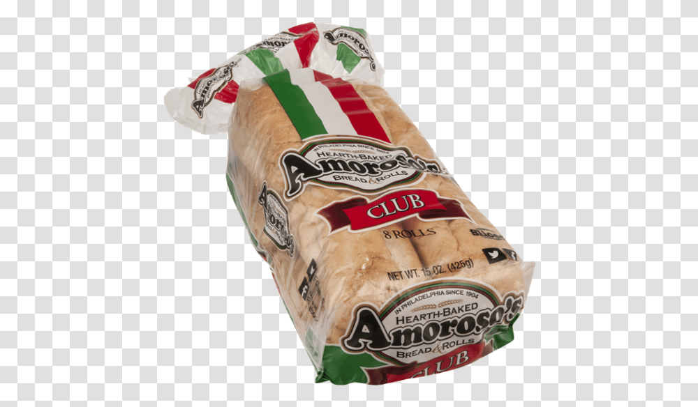 Amoroso Club Rolls, Food, Bread, Bun, Bread Loaf Transparent Png