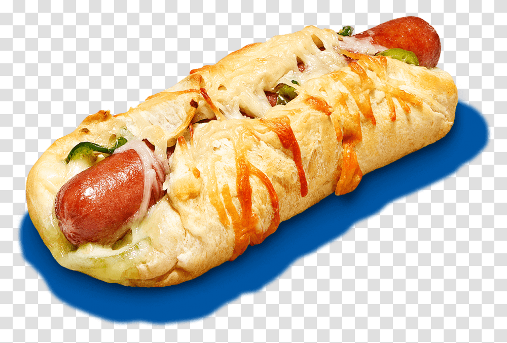 Amp Cheese Biscuit Wrapped Dog, Hot Dog, Food, Bread, Croissant Transparent Png