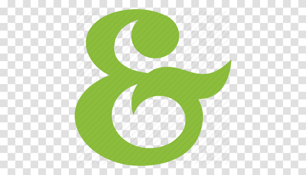 Ampersand And Lettering Typography Icon, Number, Recycling Symbol Transparent Png