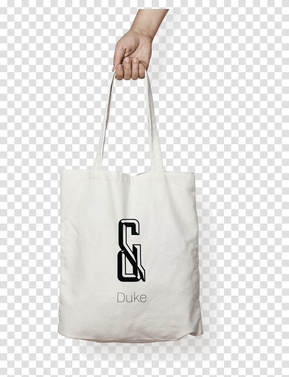 Ampersand Canvas Bag Off White Tote Bag Mock Up, Handbag, Accessories, Accessory, Person Transparent Png