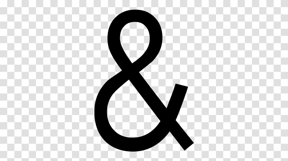 Ampersand Clipart Black And White, Gray, World Of Warcraft Transparent Png