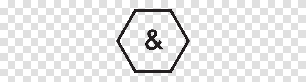 Ampersand In Hexagon, Alphabet, Sign Transparent Png