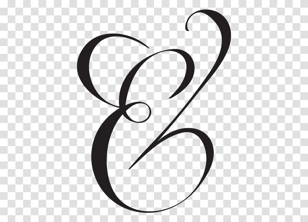 Ampersand Typography Lettering Font Esperluette Calligraphie, Alphabet, Number Transparent Png