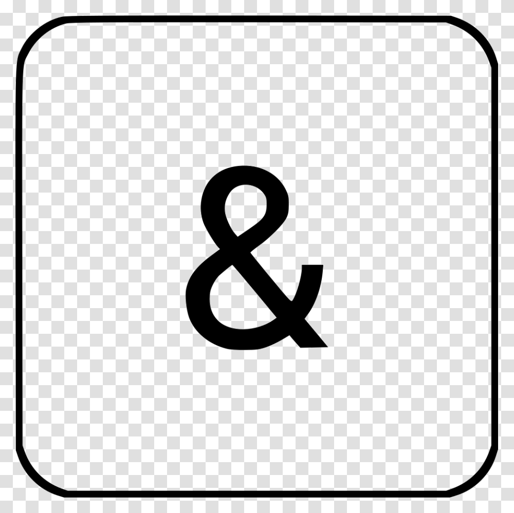 Ampersand Virtual Keyboard Sign Logic Element Icon Free, Alphabet, Face Transparent Png