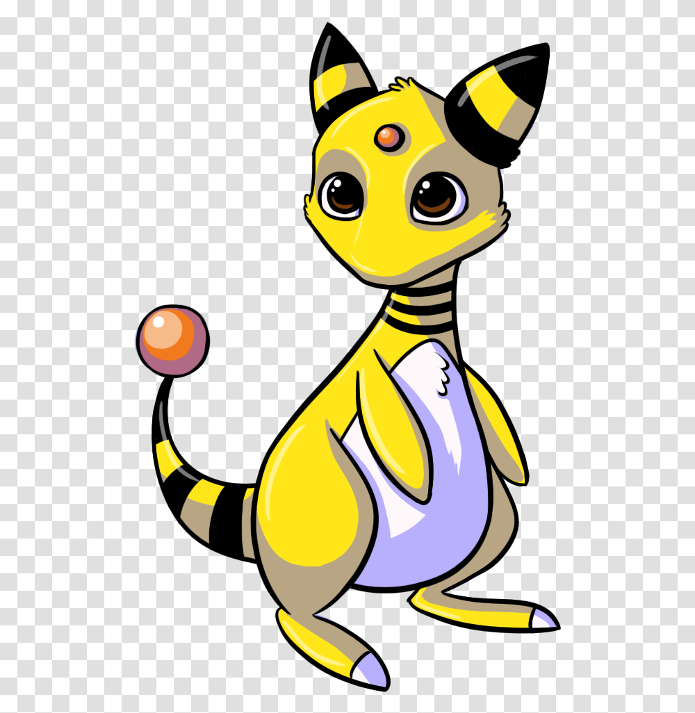 Ampharos Cartoon, Animal, Alien, Juggling Transparent Png