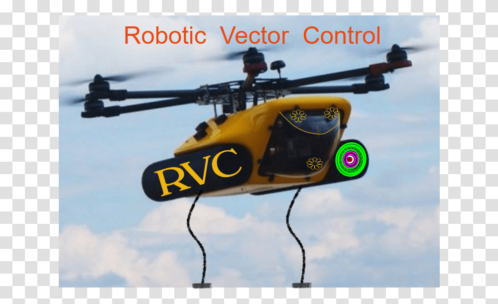 Amphibious Drone, Helicopter, Aircraft, Vehicle, Transportation Transparent Png
