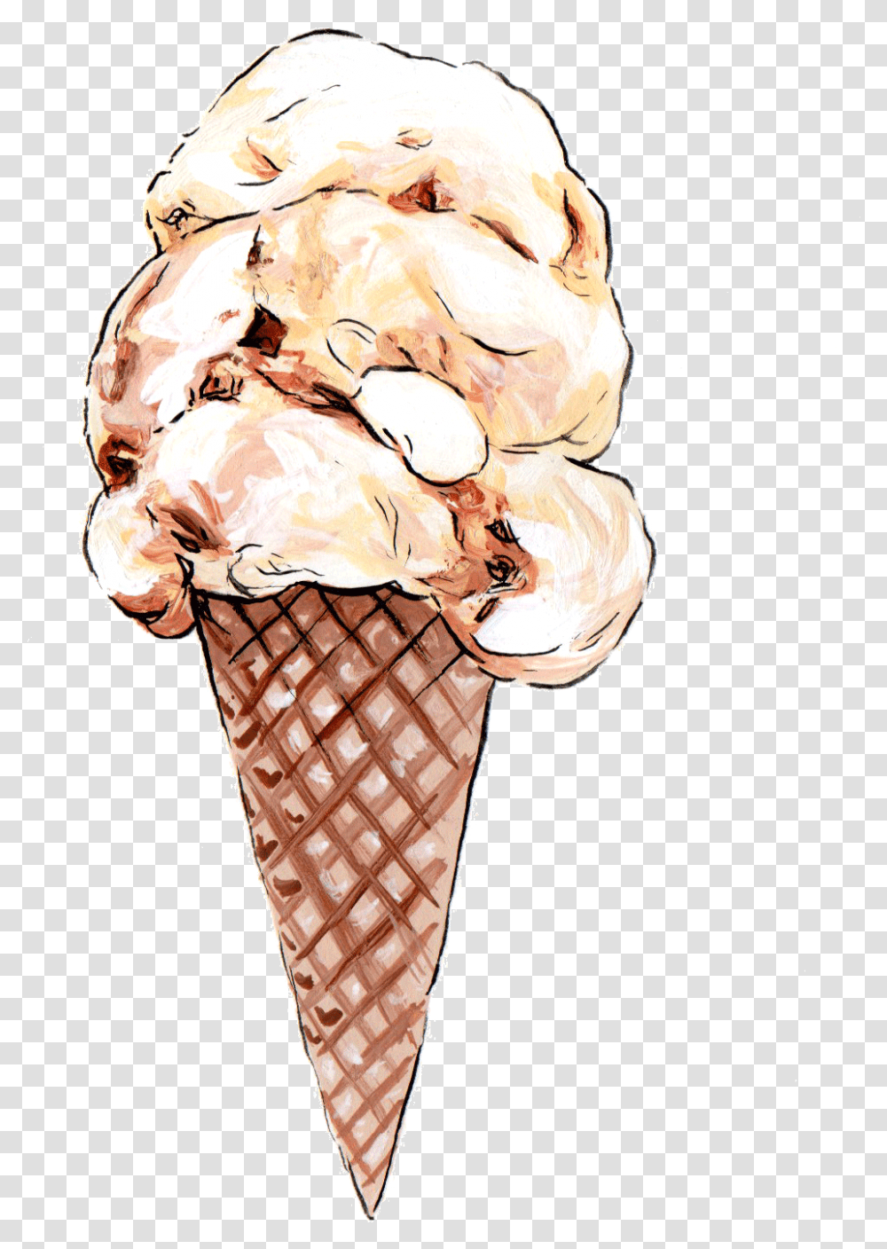 Ample Hills Creamery Ice Cream Cone, Dessert, Food, Creme, Person Transparent Png