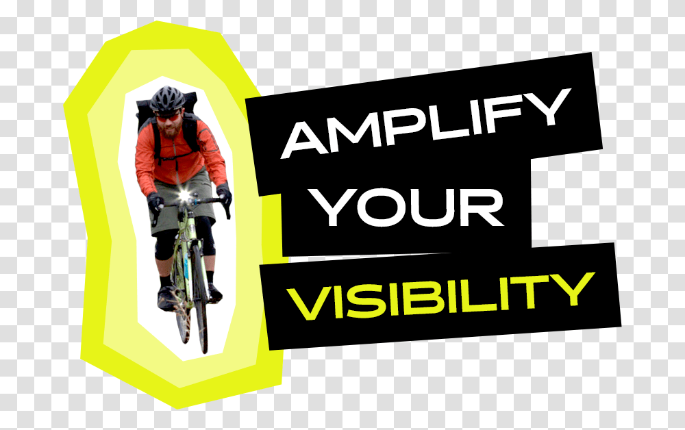 Amplify Your Visibility Cycling, Bicycle, Vehicle, Transportation, Bike Transparent Png