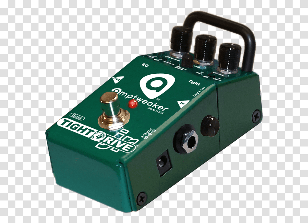 Amptweaker Bass Tight Drive Jr 2019 Green Effects Unit, Electrical Device, Adapter, Switch Transparent Png