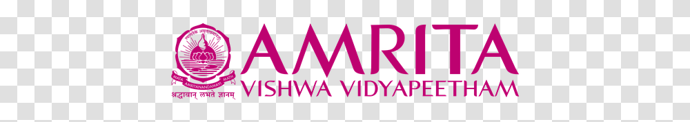Amrita Vishwa Vidyapeetham Color Logo Triangle, Word, Purple, Alphabet Transparent Png