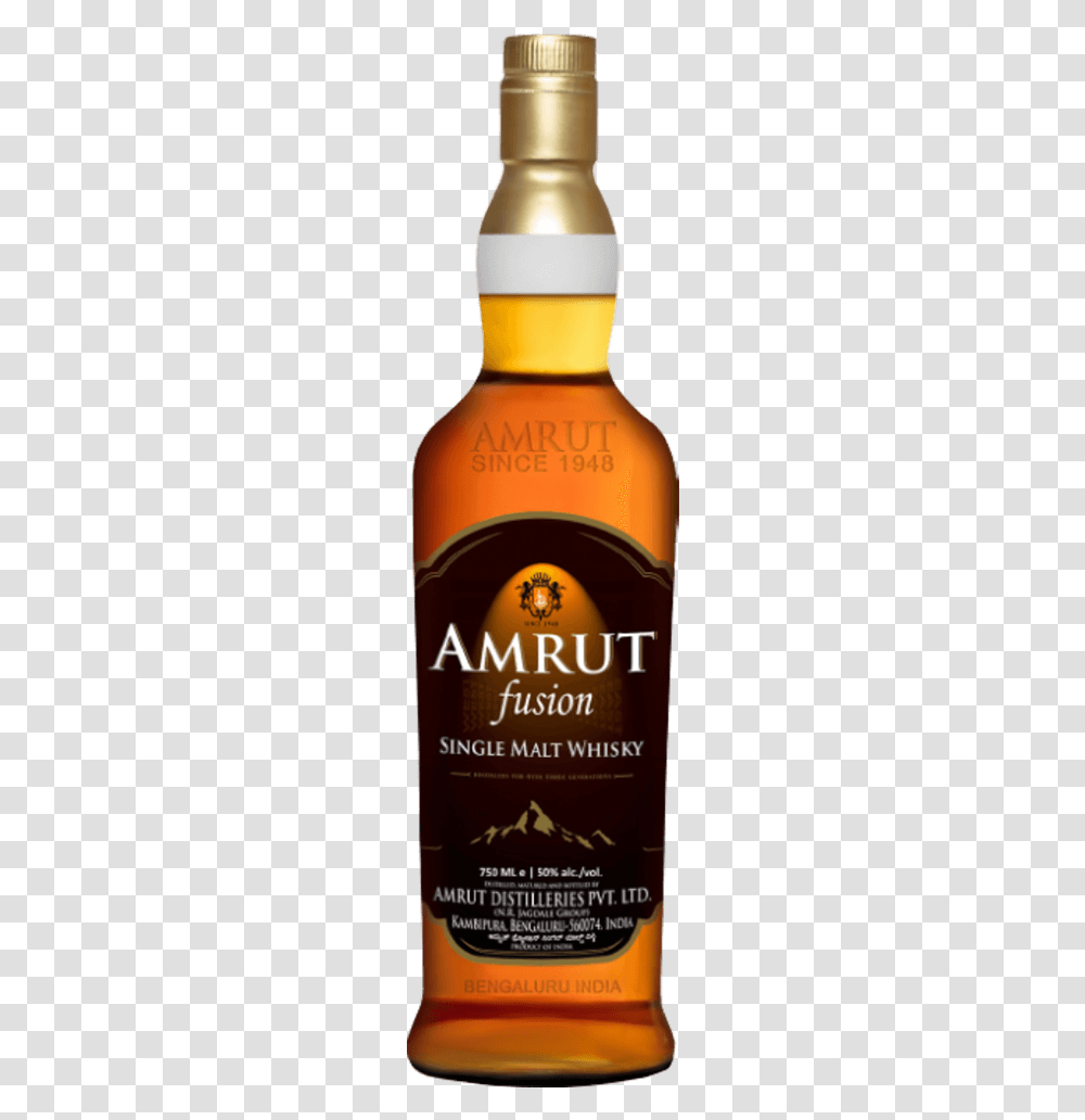 Amrut Fusion Single Malt Whisky, Liquor, Alcohol, Beverage, Drink Transparent Png