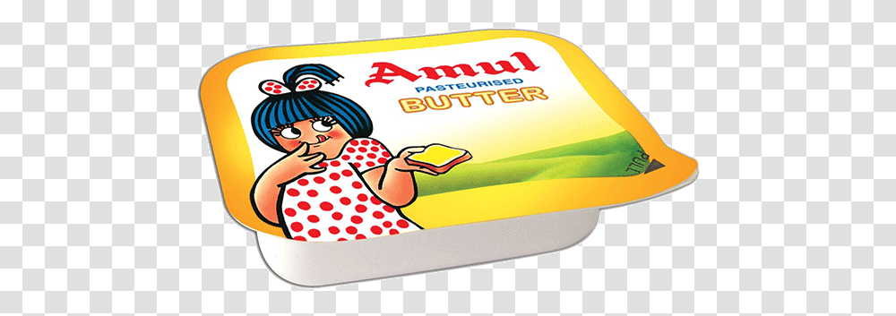Amul Butter Small Pack, Label, Meal, Food Transparent Png