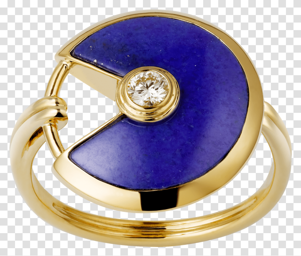 Amulette De Cartier Ring Small Model Yellow Gold, Logo, Trademark, Jewelry Transparent Png