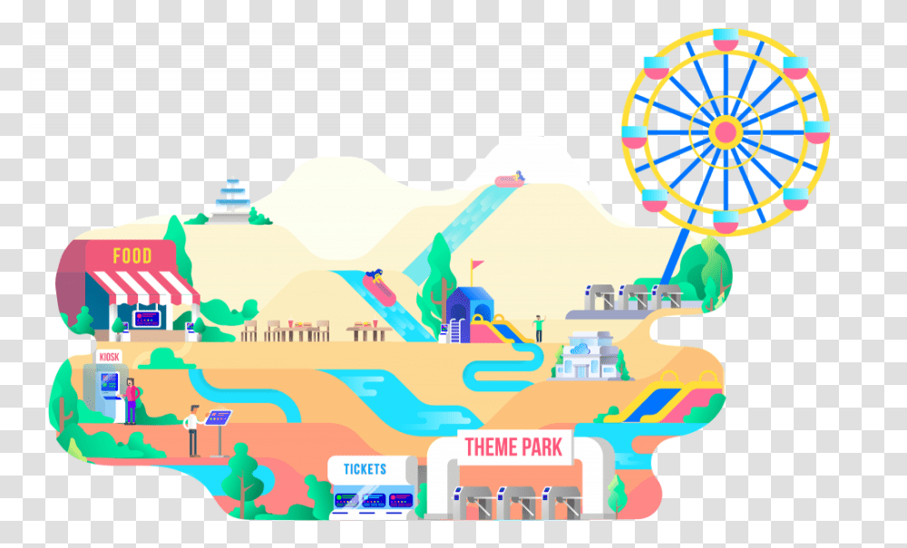 Amusement Park Free Download Themepark, Water, Person, Theme Park, Outdoors Transparent Png