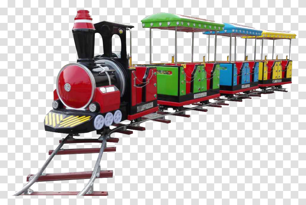 Amusement Park Funfair Rides Thomas Track Train For Electric Mall Track Train, Locomotive, Vehicle, Transportation, Machine Transparent Png