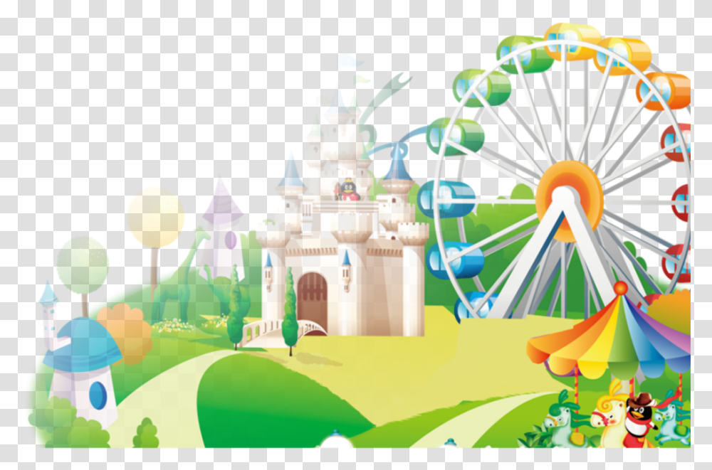 Amusement Park Hd, Birthday Cake, Dessert, Food, Theme Park Transparent Png