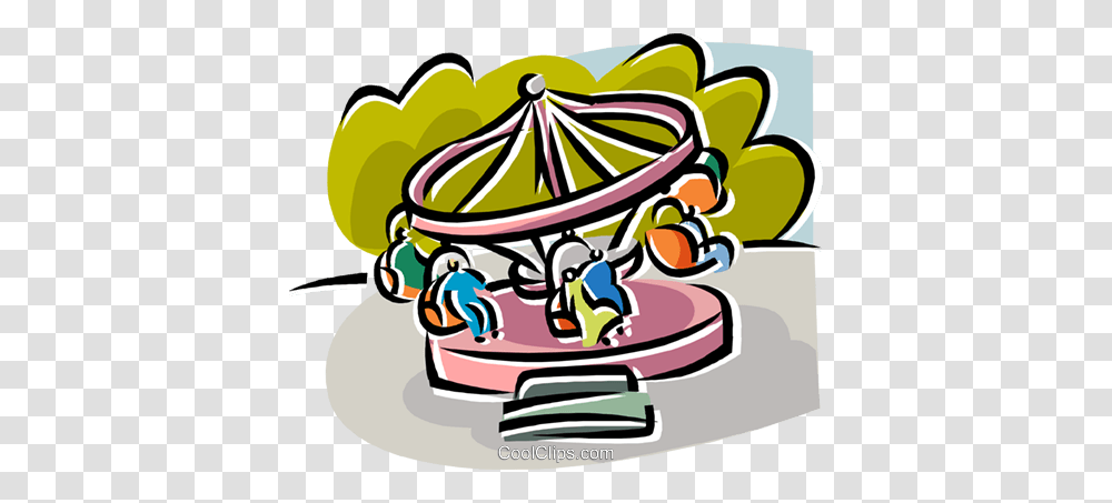 Amusement Park Rides Royalty Free Vector Clip Art Illustration, Leisure Activities, Meal, Food Transparent Png