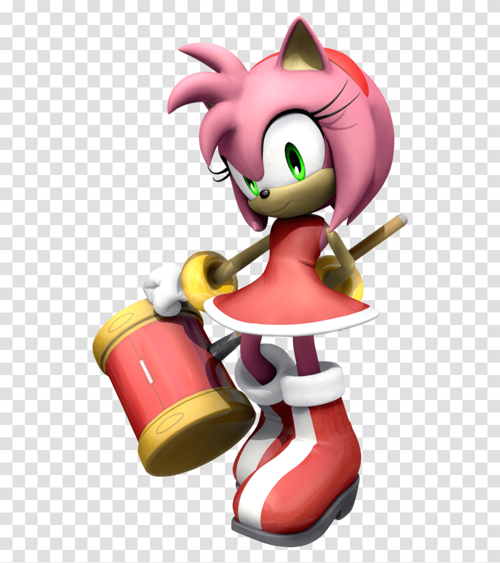 Amy Rose 3d By Fentonxd D4pgcxh Amy Rose With Her Hammer, Toy, Tin, Can, Super Mario Transparent Png