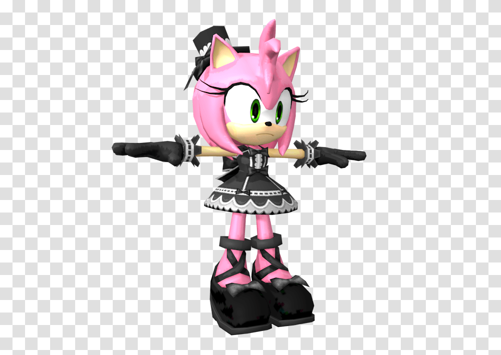Amy Rose Amy Rose Sonic Runners, Toy, Figurine, Robot Transparent Png