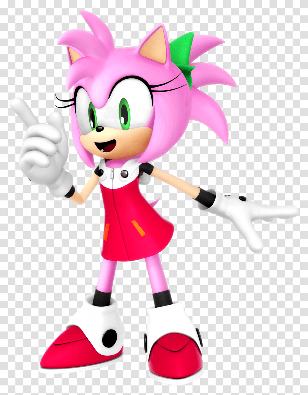 Amy Rose In Rollquots Mega Man 11 Outfit Amy Rose Nibroc Rock, Toy, Figurine Transparent Png