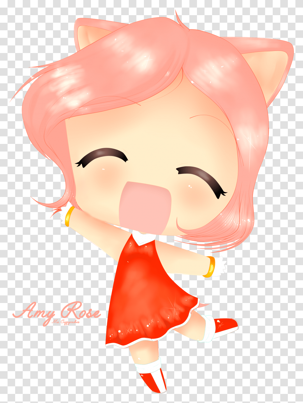 Amy Rose Neko - Weasyl Portable Network Graphics, Head, Throat, Ear, Mouth Transparent Png