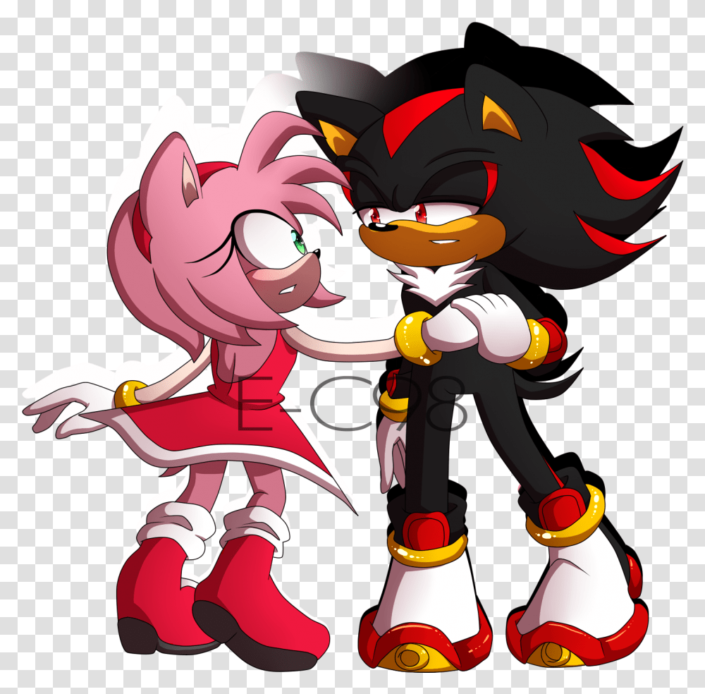 Amy Rose Shadow The Hedgehog Tails Sonic The Hedgehog Love Shadow E Amy, Toy, Apparel, Performer Transparent Png