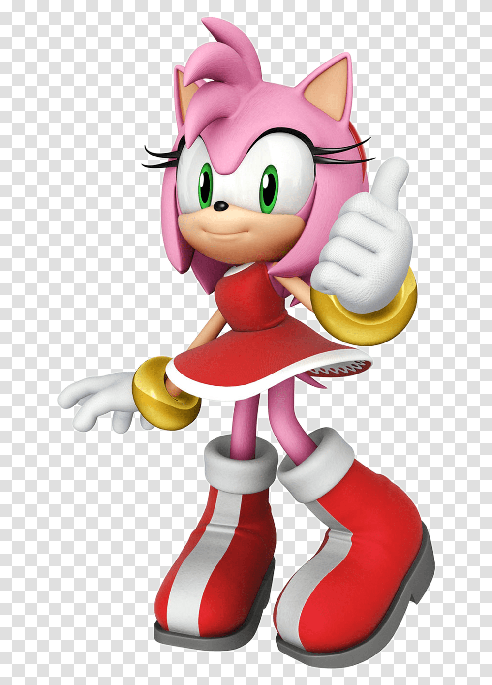 Amy Rose Sonic Amy Rose, Toy, Figurine, Super Mario, Elf Transparent Png