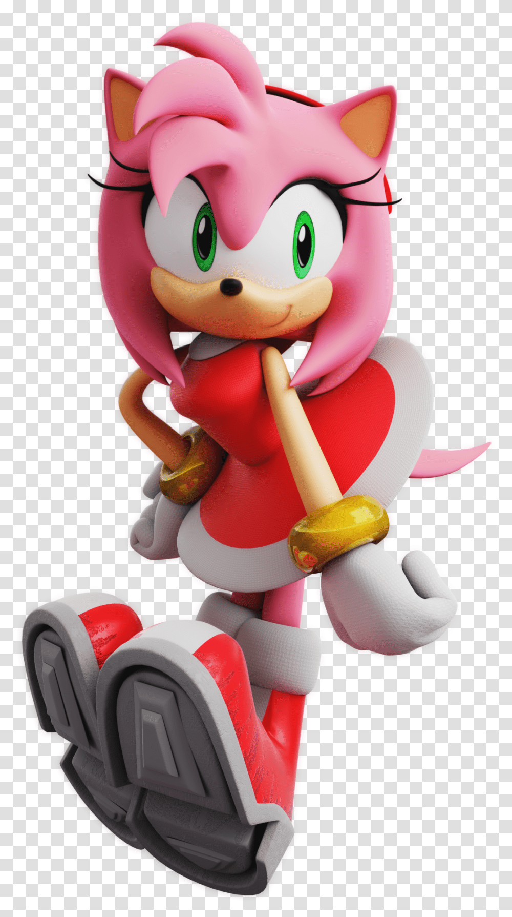 Amy Rose Sonic The Hedgehog Render, Toy, Super Mario, Inflatable Transparent Png