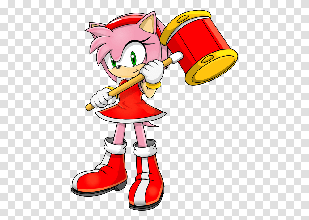 Amy Rose With Hammer, Performer, Toy, Tin, Can Transparent Png