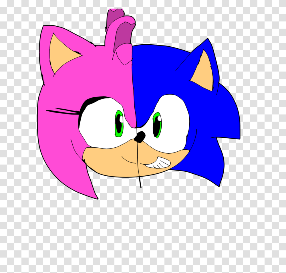 Amy Sonic Head, Label Transparent Png