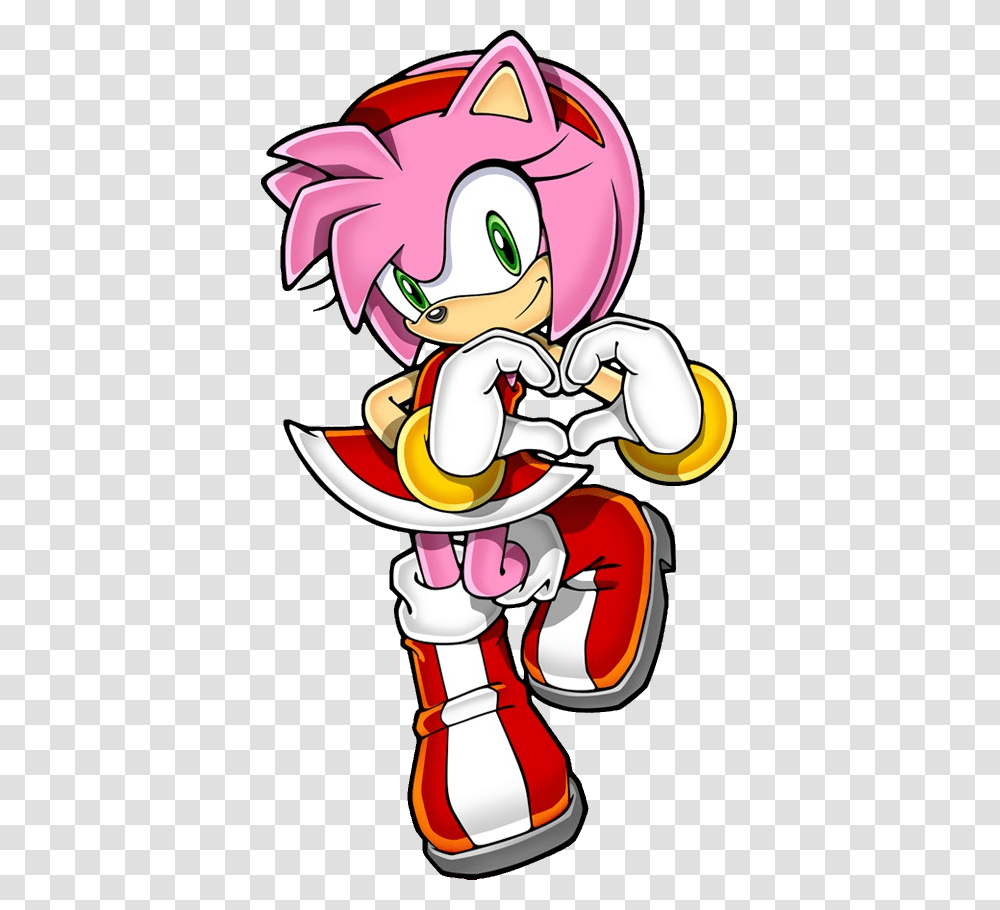 Amy Sonic Rush Draw Amy Rose Sonic X, Helmet, Apparel, Food Transparent Png