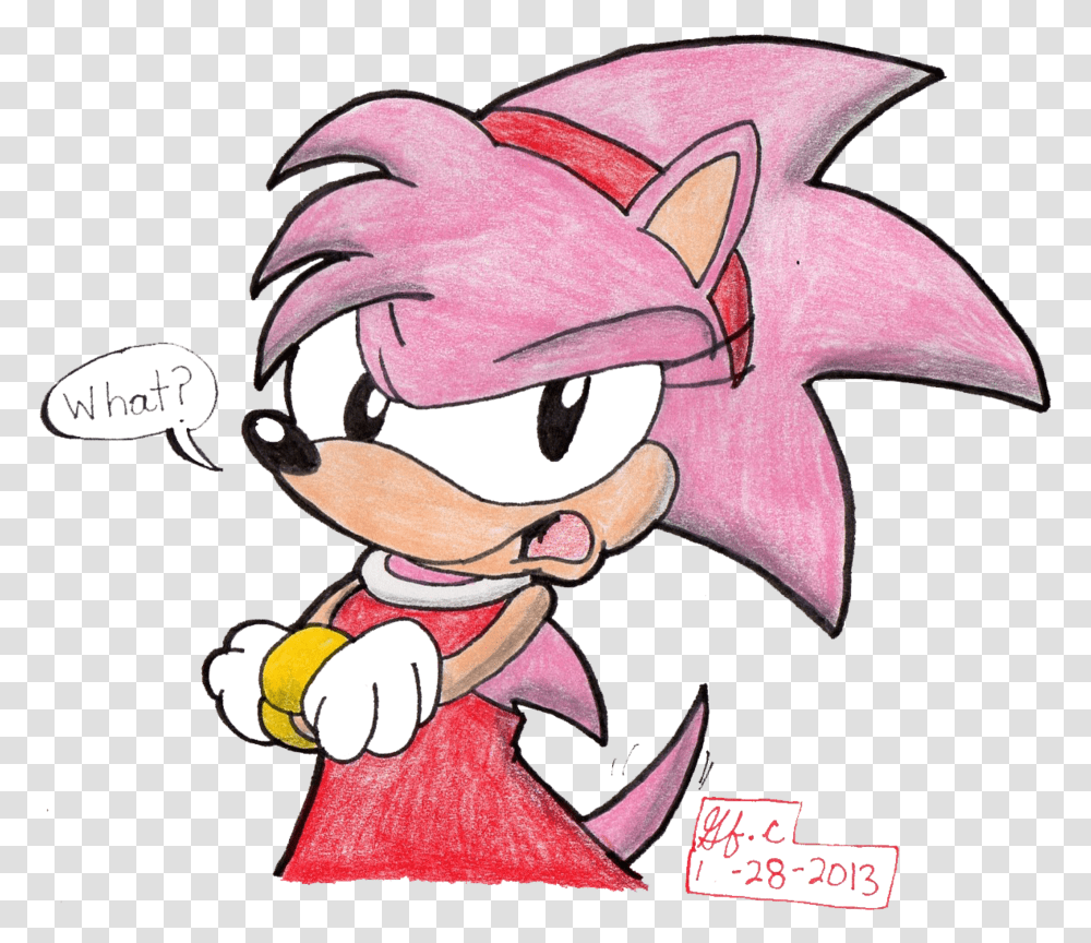 Amy The Hedgehog Free Cliparts Download Clip Amy Amy Rose Annoyed, Elf, Comics, Book, Graphics Transparent Png