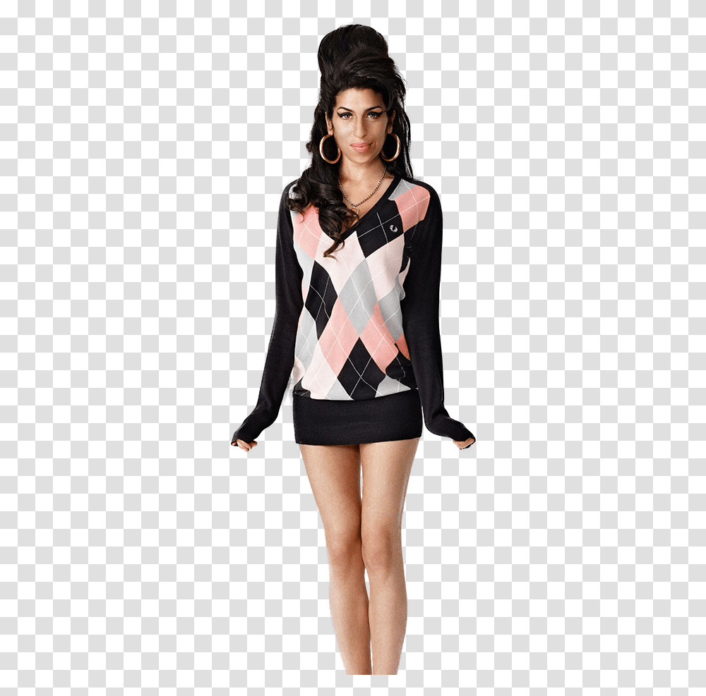 Amy Winehouse Clipart Coleccion Fred Perry Amy Winehouse, Apparel, Sleeve, Person Transparent Png
