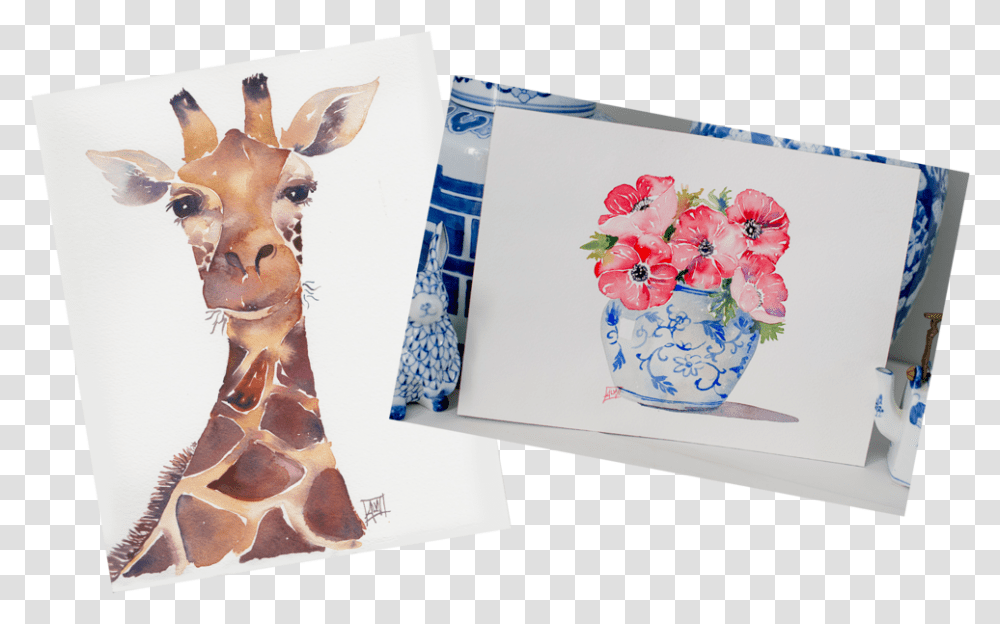 Amy Woods Watercolors Giraffidae, Art, Mammal, Animal, Deer Transparent Png