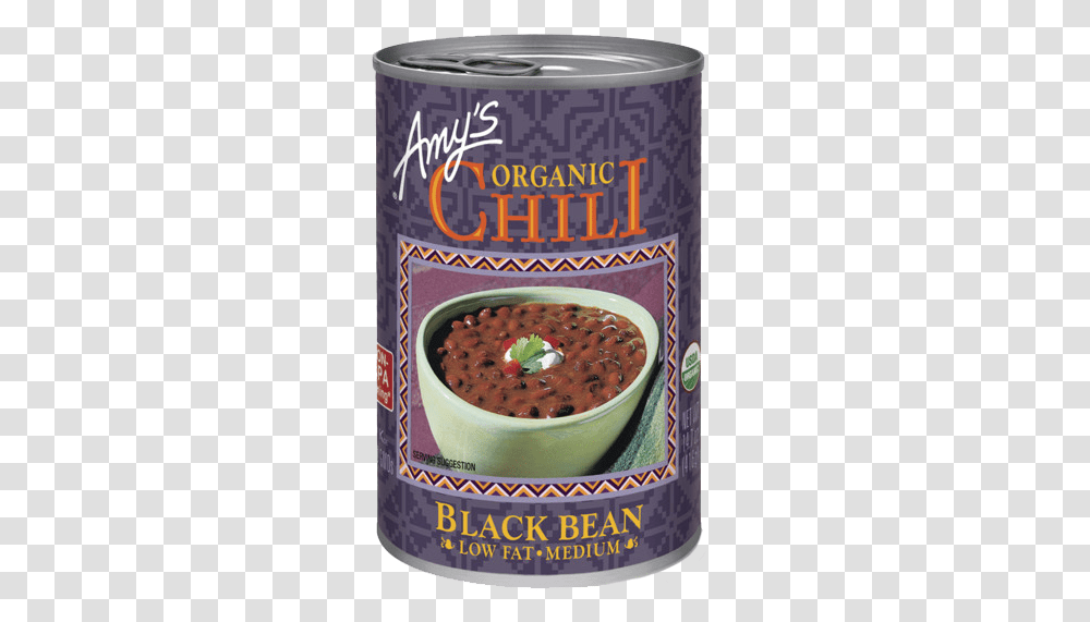 Amys Black Bean Chili, Food, Plant, Menu, Bowl Transparent Png