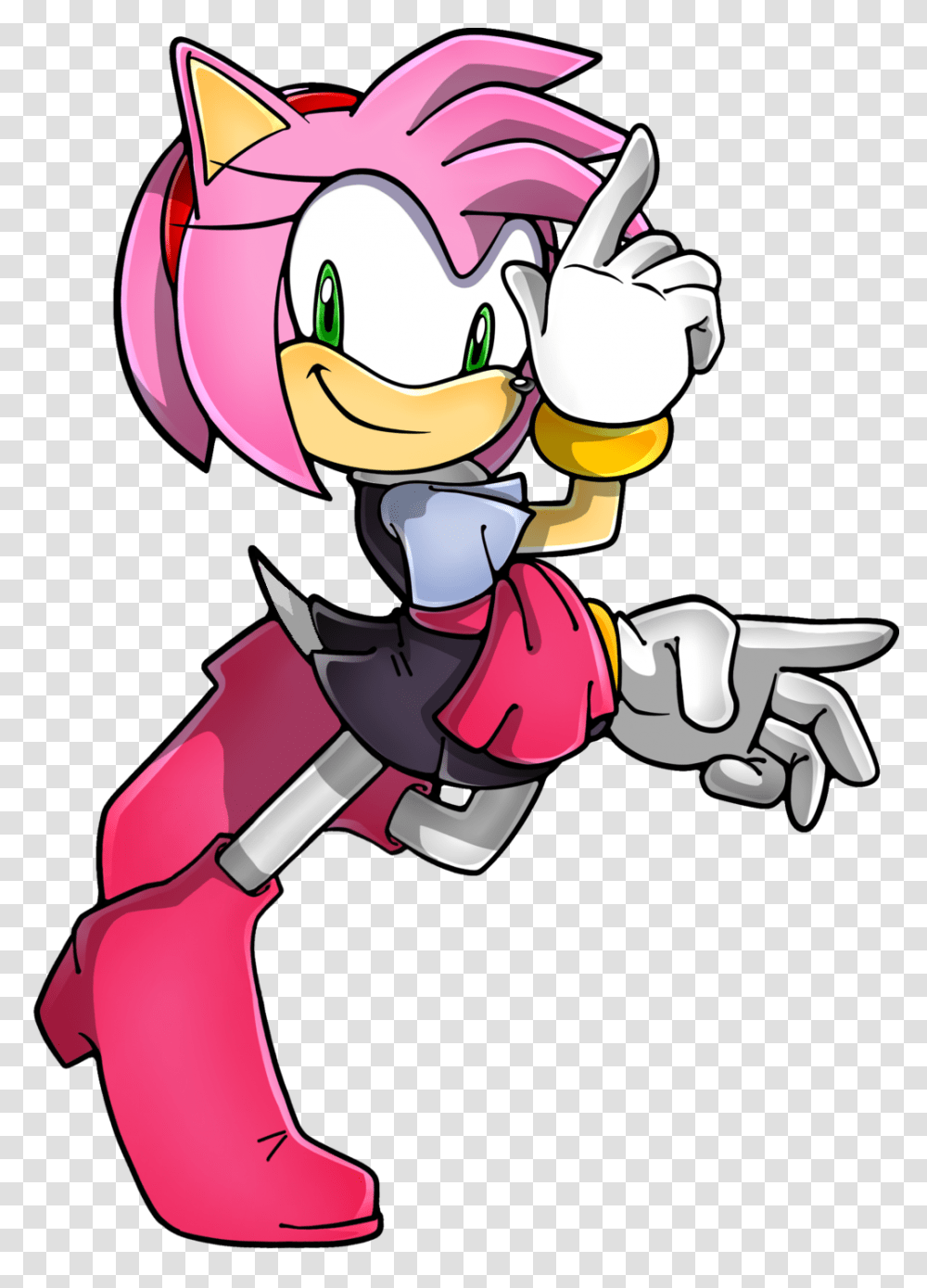 Amys Sonic X Outfit Sonic The Hedgehog Know Your Meme, Comics, Book, Hand Transparent Png
