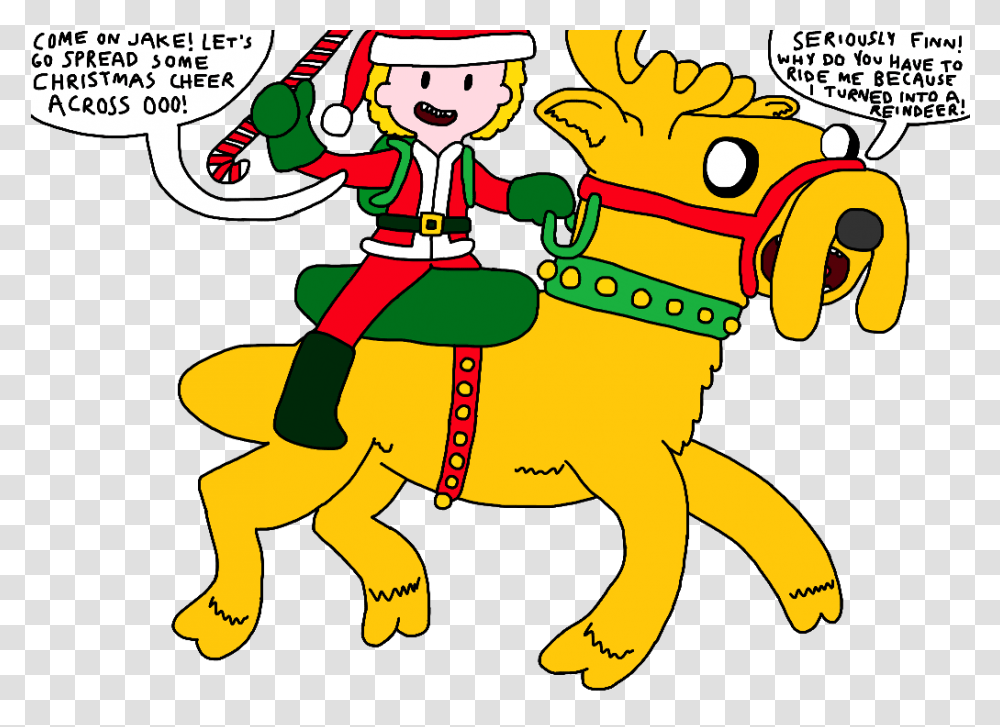 An Adventure Time Christmas Quest With Santa Finn And Cartoon, Comics, Book, Leisure Activities Transparent Png