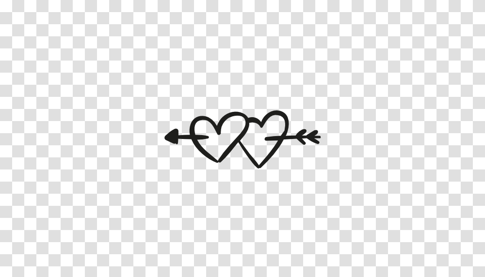 An Arrow Piercing Two Hearts Symbols Free Icons Download, Dynamite, Weapon, Weaponry Transparent Png