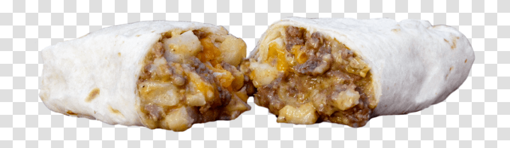 An Beef Amp Potato Open Wrap Roti, Burrito, Food, Bread Transparent Png